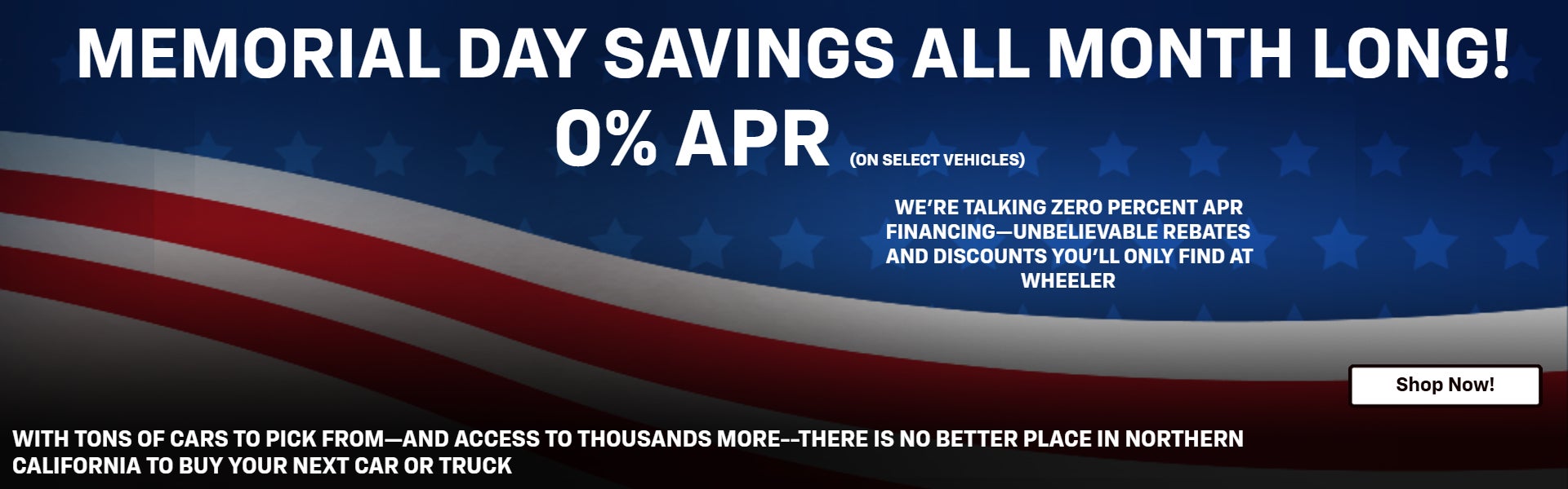 Memorial Day Savings