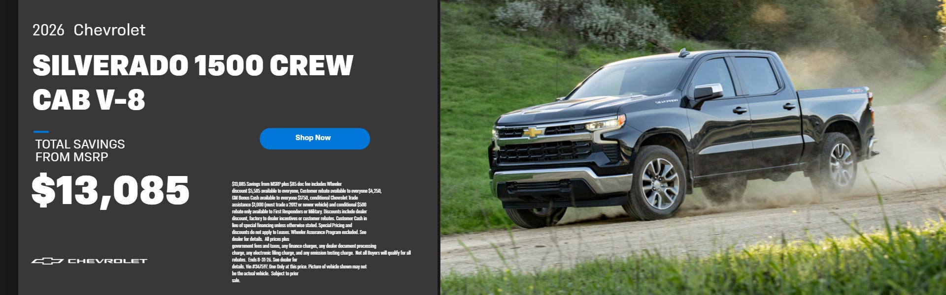 Silverado 1500Crew cab V-8 savings